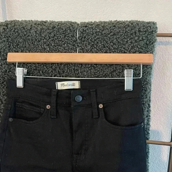 Madewell Black High Rise Skinny Jeans - Picture 3 of 4